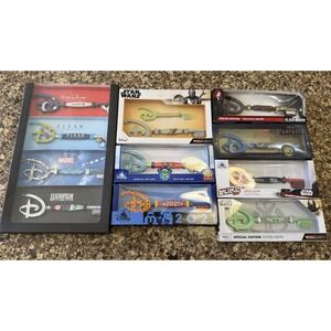 Disney Decorative Key Lot‎ of 12 Pixar Marvel Star Wars Mandalorian Special Ed